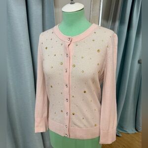 Kate Spade Embellished Button-Front Cardigan